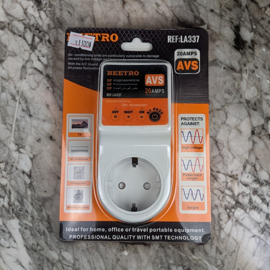 حامي الجهد الكهربائي BEETRO 155-250V 20A للأجهزة المنزلية - Protecteur de Tension BEETRO 155-250V 20A pour Appareils Électroménagers