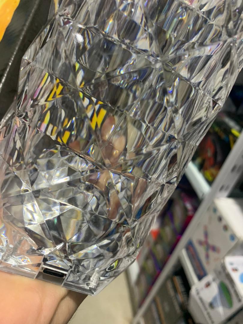 مصباح طاولة كريستال LED RGB 16 لون باللمس والريموت - Quickdz Shop - Lampe de Table LED Cristal Diamant RGB 16 Couleurs Tactile & Télécommande - Quickdz Shop