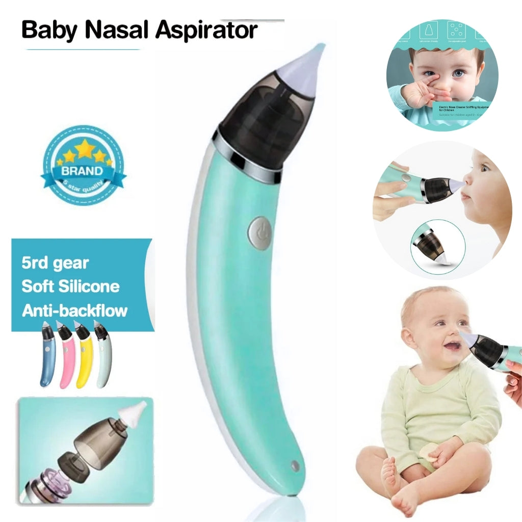 شفاطة الأنف الكهربائية للطفل 2 أحجام - Mouche Nez Aspirateur Nasal Électrique Bébé 2 Embouts