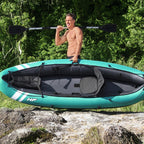 كاياك Bestway Hydro-Force Ventura فردي مع مضخة ومجداف ومقعد - 130 كغ - Kayak Gonflable Bestway Hydro-Force Ventura 1 Place avec Pompe, Rame et Siège - 130kg