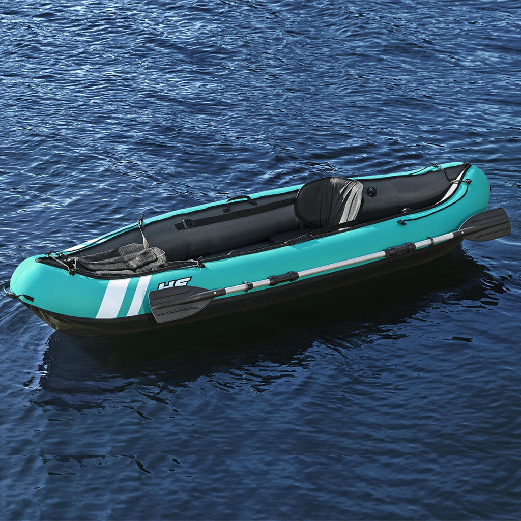 كاياك Bestway Hydro-Force Ventura فردي مع مضخة ومجداف ومقعد - 130 كغ - Kayak Gonflable Bestway Hydro-Force Ventura 1 Place avec Pompe, Rame et Siège - 130kg