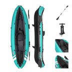 كاياك Bestway Hydro-Force Ventura فردي مع مضخة ومجداف ومقعد - 130 كغ - Kayak Gonflable Bestway Hydro-Force Ventura 1 Place avec Pompe, Rame et Siège - 130kg