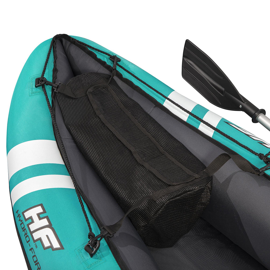 كاياك Bestway Hydro-Force Ventura فردي مع مضخة ومجداف ومقعد - 130 كغ - Kayak Gonflable Bestway Hydro-Force Ventura 1 Place avec Pompe, Rame et Siège - 130kg
