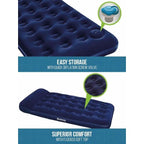 باڤيلو مرتبة هوائية مع مضخة قدم مدمجة بيست واي 67224 - Pavillo Matelas Gonflable avec Pompe à Pied Intégrée Bestway 67224