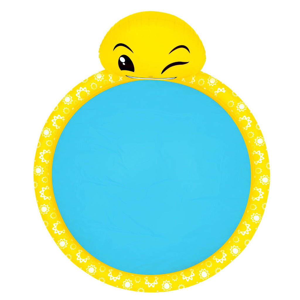 مسبح أطفال هوائي Bestway 53081 بتصميم إيموجي 165x144x69 سم | Quickdz Shop - Piscine Gonflable Enfants Bestway 53081 Motif Emoji 165x144x69cm | Quickdz Shop