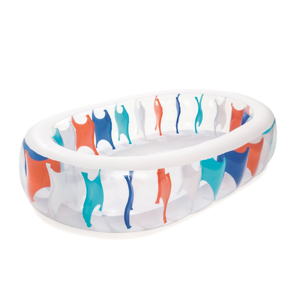 مسبح بيضاوي قابل للنفخ Bestway 54066 - Piscine Gonflable Ovale Familiale Bestway 54066