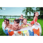 مسبح بيضاوي قابل للنفخ Bestway 54066 - Piscine Gonflable Ovale Familiale Bestway 54066