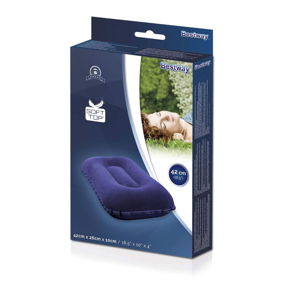 وسادة هوائية مريحة للتخييم والسفر Bestway 67121 - Oreiller Gonflable Confortable Camping & Voyage Bestway 67121