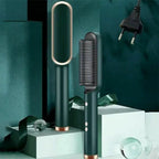 فرشاة فرد الشعر السيراميك HQT-909B – 6 مستويات حرارة 360° - Brosse Lissante Chauffante Céramique HQT-909B – 6 Niveaux de Chaleur 360°