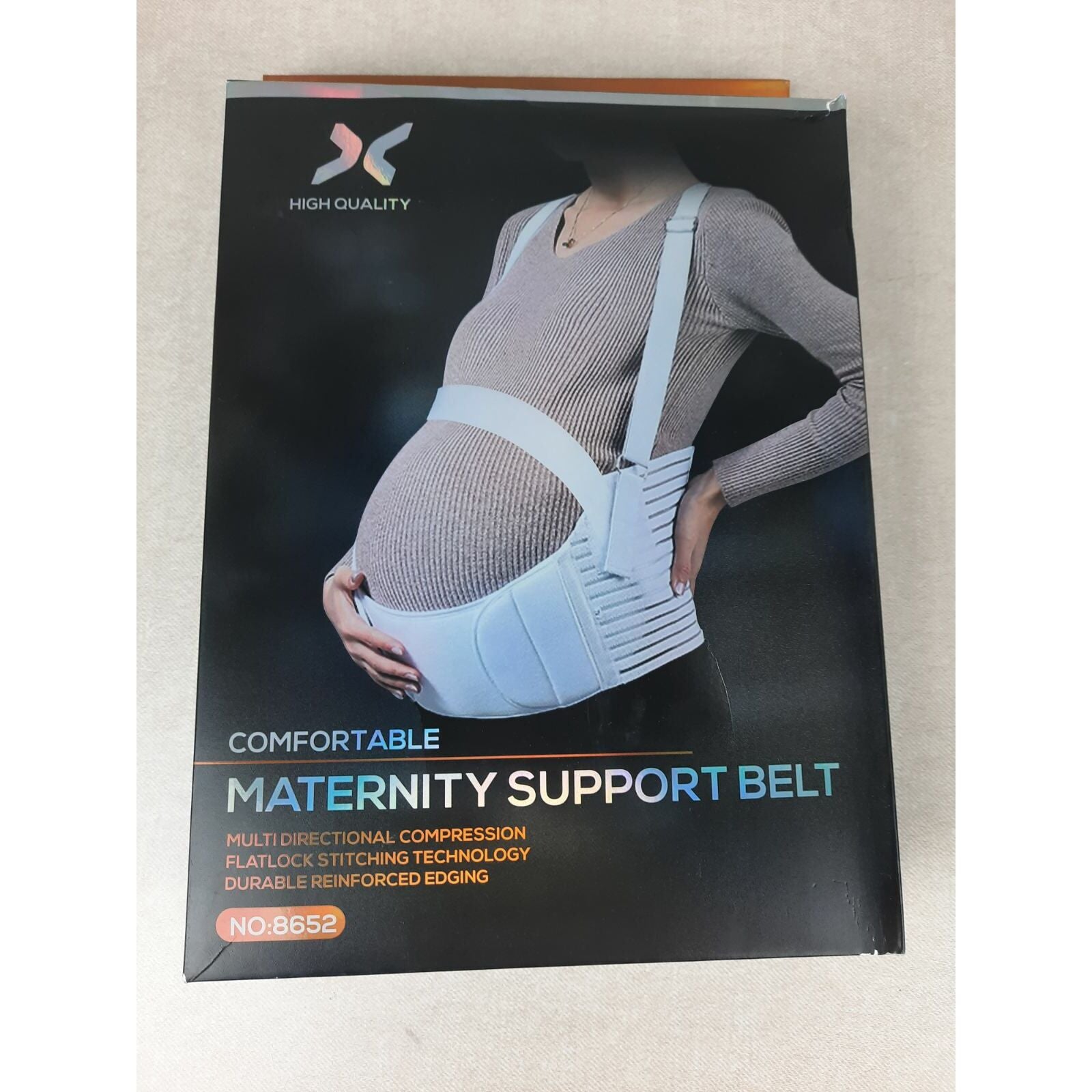 حزام حمل ودعم قطني مريح ومرن - Ceinture Grossesse Élastique et Confortable | Soutien Lombaire