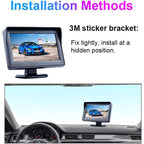 حزمة كاميرا وشاشة CMEC للسيارة - رؤية ليلية وركن آمن - Pack Caméra de Recul & Écran CMEC pour Voiture - Vision Nocturne & Stationnement Sécurisé