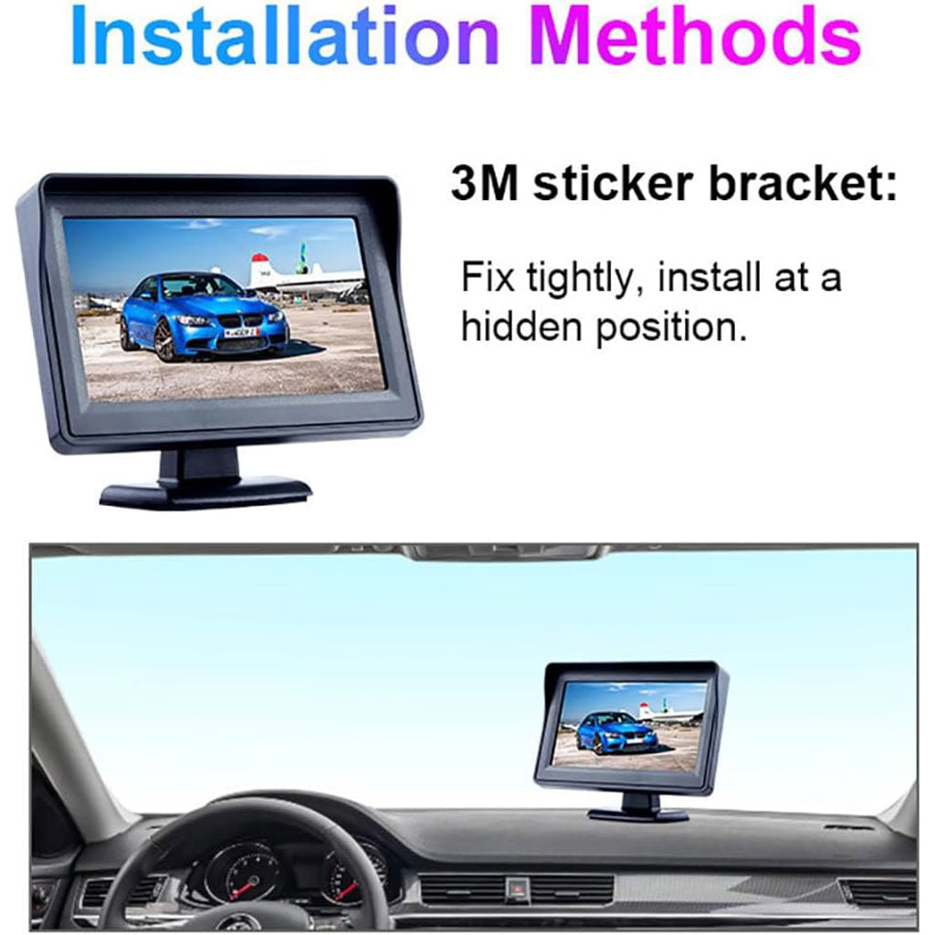 حزمة كاميرا وشاشة CMEC للسيارة - رؤية ليلية وركن آمن - Pack Caméra de Recul & Écran CMEC pour Voiture - Vision Nocturne & Stationnement Sécurisé