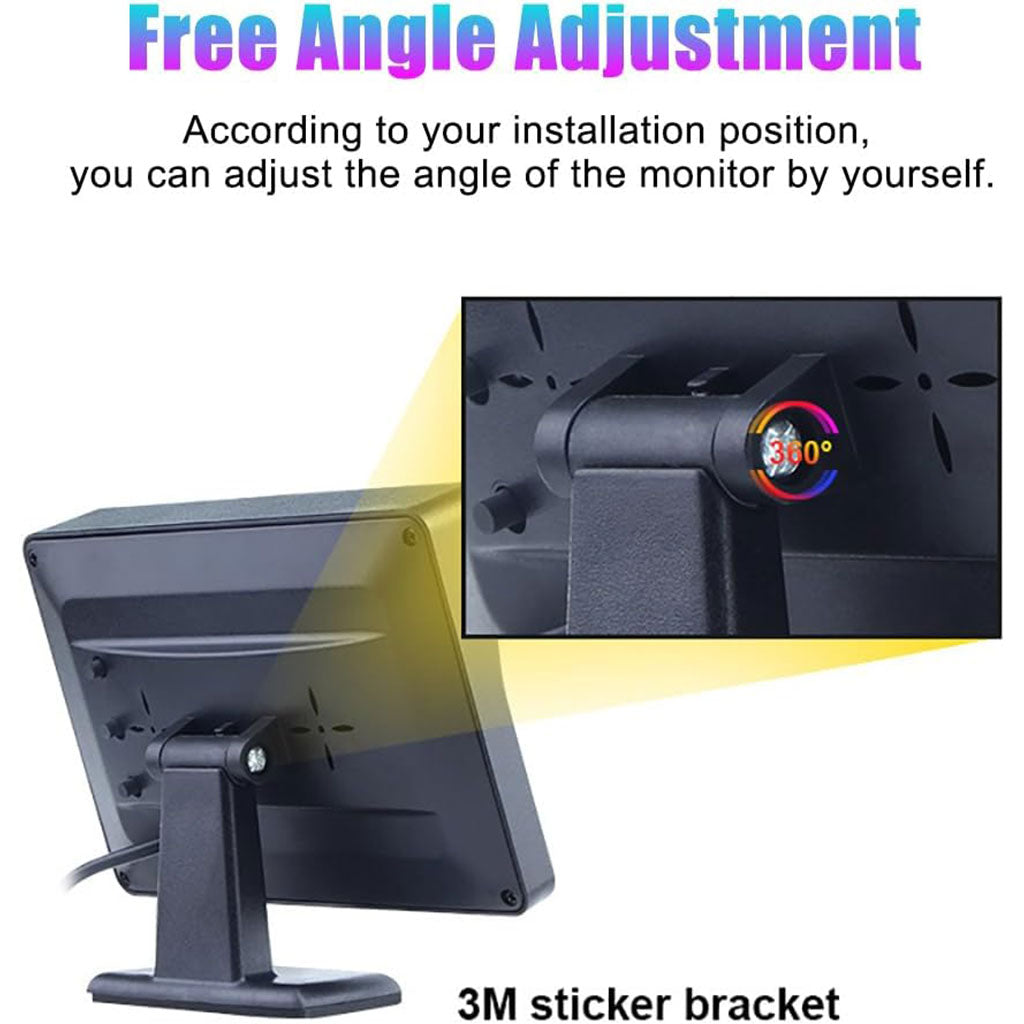 حزمة كاميرا وشاشة CMEC للسيارة - رؤية ليلية وركن آمن - Pack Caméra de Recul & Écran CMEC pour Voiture - Vision Nocturne & Stationnement Sécurisé