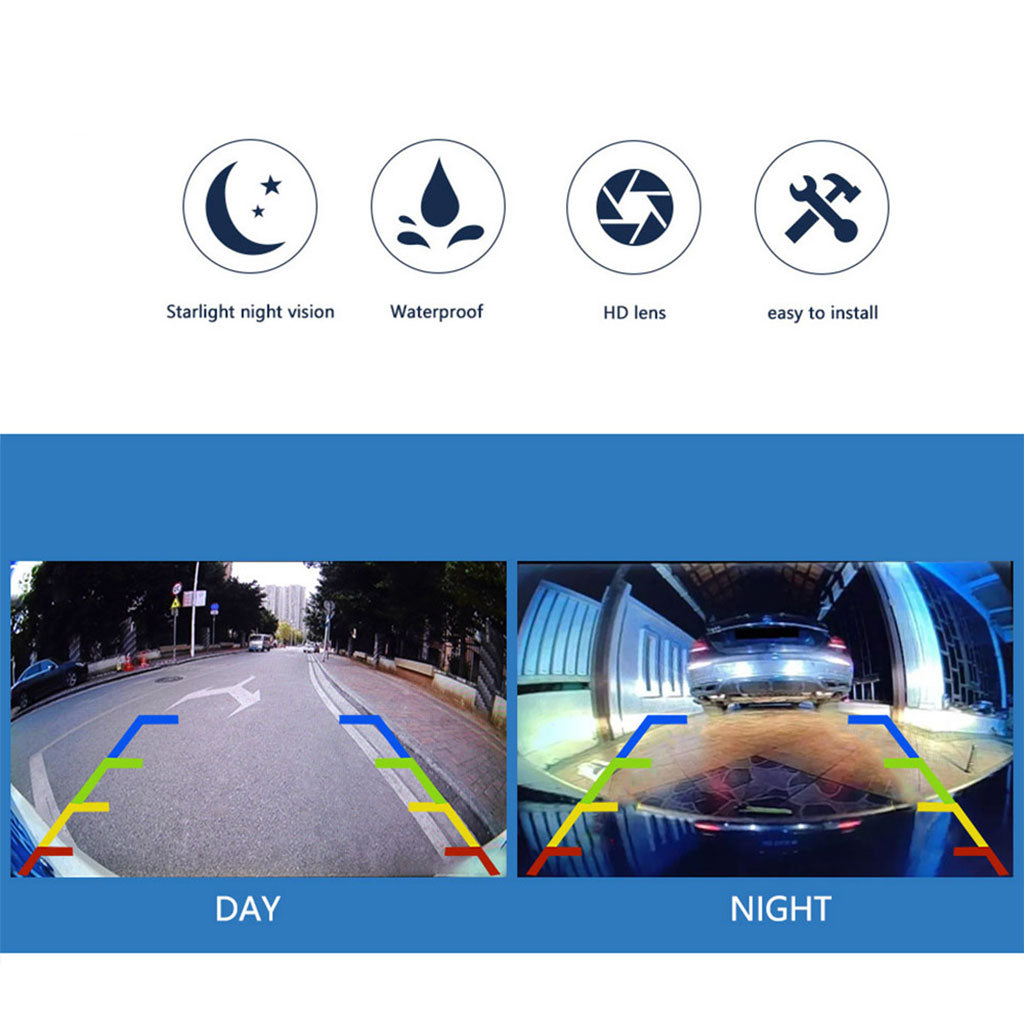 حزمة كاميرا وشاشة CMEC للسيارة - رؤية ليلية وركن آمن - Pack Caméra de Recul & Écran CMEC pour Voiture - Vision Nocturne & Stationnement Sécurisé