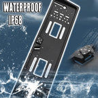 Caméra de recul HD pour voiture, Avec cadre de plaque d'immatriculation Standard , étanche, Vision nocturne, 4 LED