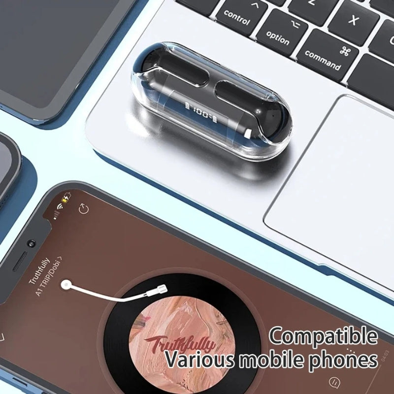 Écouteurs sans fil Bluetooth 5 couleur noir DUNTH DU-T152