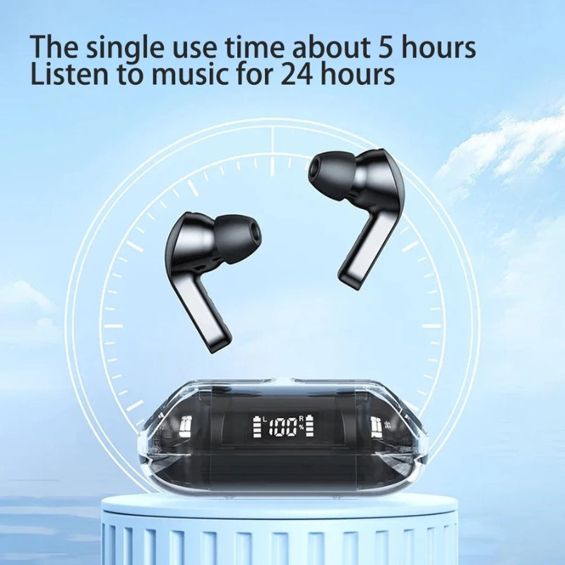 Écouteurs sans fil Bluetooth 5 couleur noir DUNTH DU-T152