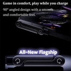 كابل شحن USB-C فائق السرعة 240 واط مع حامل هاتف مدمج وموصل 90 درجة - Câble USB-C 240W Ultra Rapide avec Support Téléphone Intégré & Connecteur 90°