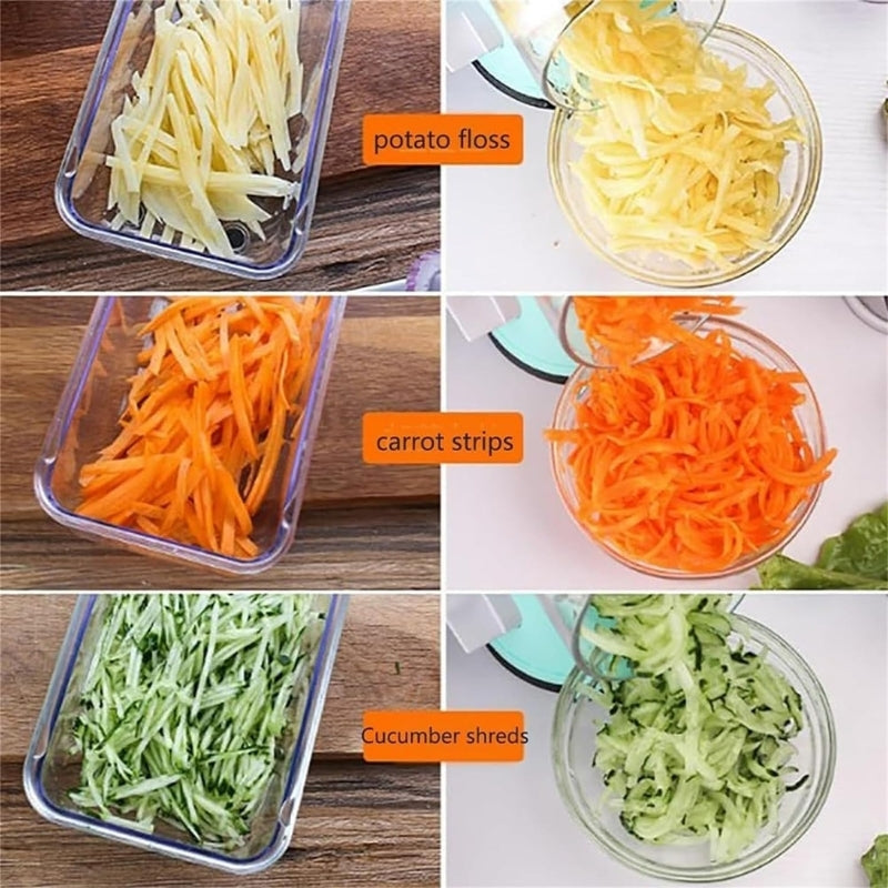 Coupe-légumes multifonctionnel, trancheuse ronde 3 En 1