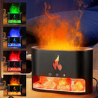 Diffuseur d'huiles essentielles flamme avec des roches de sel de cristal 250ML - موزع روائح الزيوت العطرية باللهب مع صخور الملح الكريستالي 250 مل