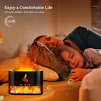 Diffuseur d'huiles essentielles flamme avec des roches de sel de cristal 250ML - موزع روائح الزيوت العطرية باللهب مع صخور الملح الكريستالي 250 مل