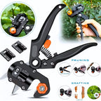 مقص تطعيم أشجار احترافي بشفرتين | فولاذ كربوني - Ciseau de Greffage Professionnel Quickdz Shop | Lames Acier Carbone