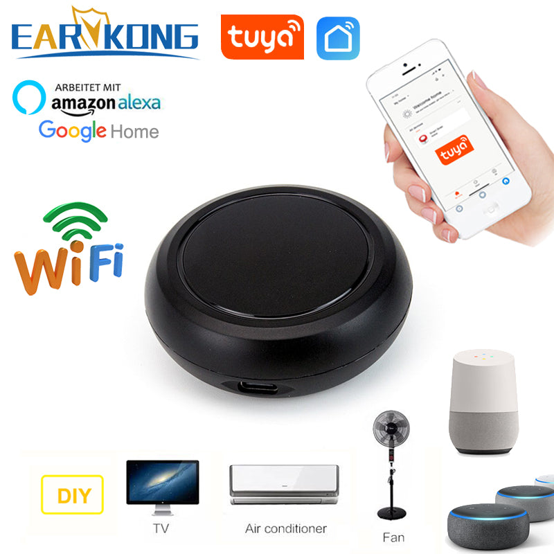 جهاز تحكم ذكي عالمي WiFi-IR (2.4GHz) متوافق مع Alexa و Google Home - Tuya Smart Life - Télécommande Universelle Intelligente WiFi-IR (2.4GHz) Hub Compatible Alexa Google Home - Tuya Smart Life