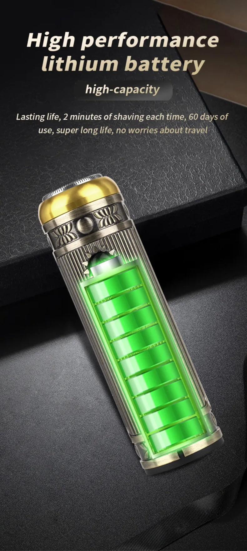 ماكينة حلاقة احترافية 3 في 1 مقاومة للماء USB - Rasoir Professionnel Multifonction 3-en-1 Étanche USB