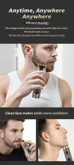 ماكينة حلاقة احترافية 3 في 1 مقاومة للماء USB - Rasoir Professionnel Multifonction 3-en-1 Étanche USB