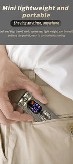 ماكينة حلاقة احترافية 3 في 1 مقاومة للماء USB - Rasoir Professionnel Multifonction 3-en-1 Étanche USB