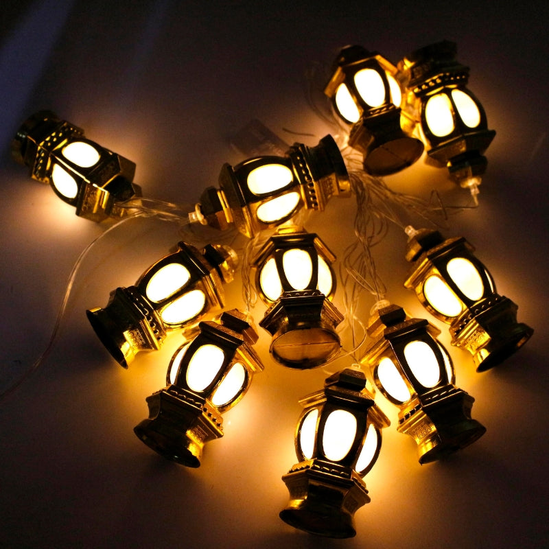 Guirlande lumineuse ampoules en forme de tour 10 pièces