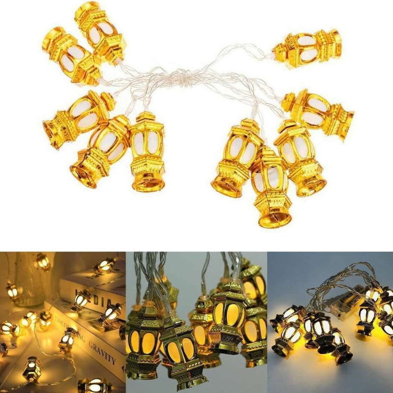 Guirlande lumineuse ampoules en forme de tour 10 pièces