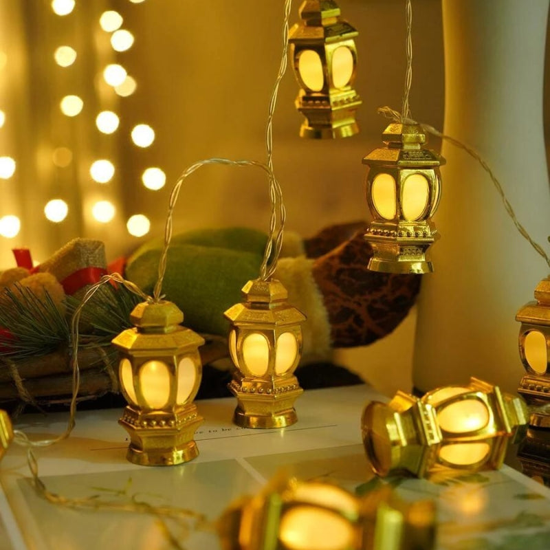 Guirlande lumineuse ampoules en forme de tour 10 pièces