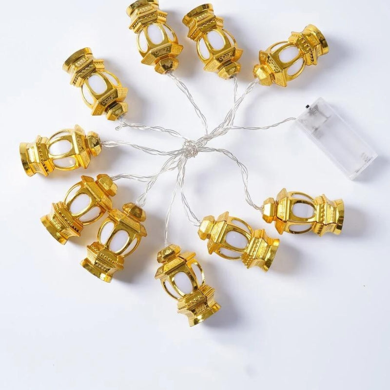 Guirlande lumineuse ampoules en forme de tour 10 pièces