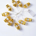 Guirlande lumineuse ampoules en forme de tour 10 pièces