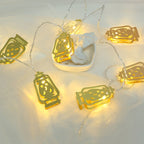 Guirlande lumineuse Fawanis de Ramadan 1.6 M / 10PCS - أضواء زينة رمضانية من فوانيس