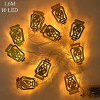 Guirlande lumineuse Fawanis de Ramadan 1.6 M / 10PCS - أضواء زينة رمضانية من فوانيس