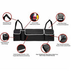 منظم سيارة 2 في 1: مقعد خلفي وصندوق | مقاوم للماء - Organisateur Voiture 2-en-1: Siège Arrière & Coffre | Étanche