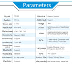 مشغل DVD للسيارة بشاشة لمس 7 بوصة بلوتوث USB AUX SD - Quickdz Shop - Autoradio DVD MP5 Tactile 7" Bluetooth USB AUX SD - Quickdz Shop
