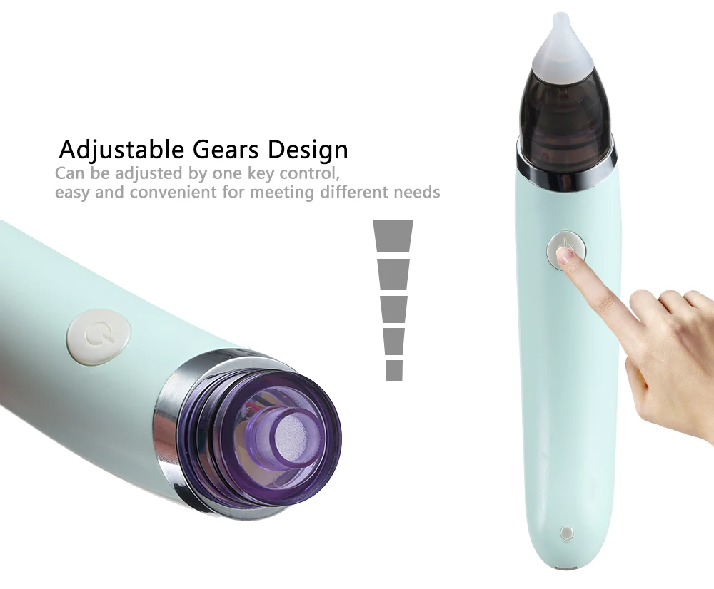 شفاطة الأنف الكهربائية للطفل 2 أحجام - Mouche Nez Aspirateur Nasal Électrique Bébé 2 Embouts