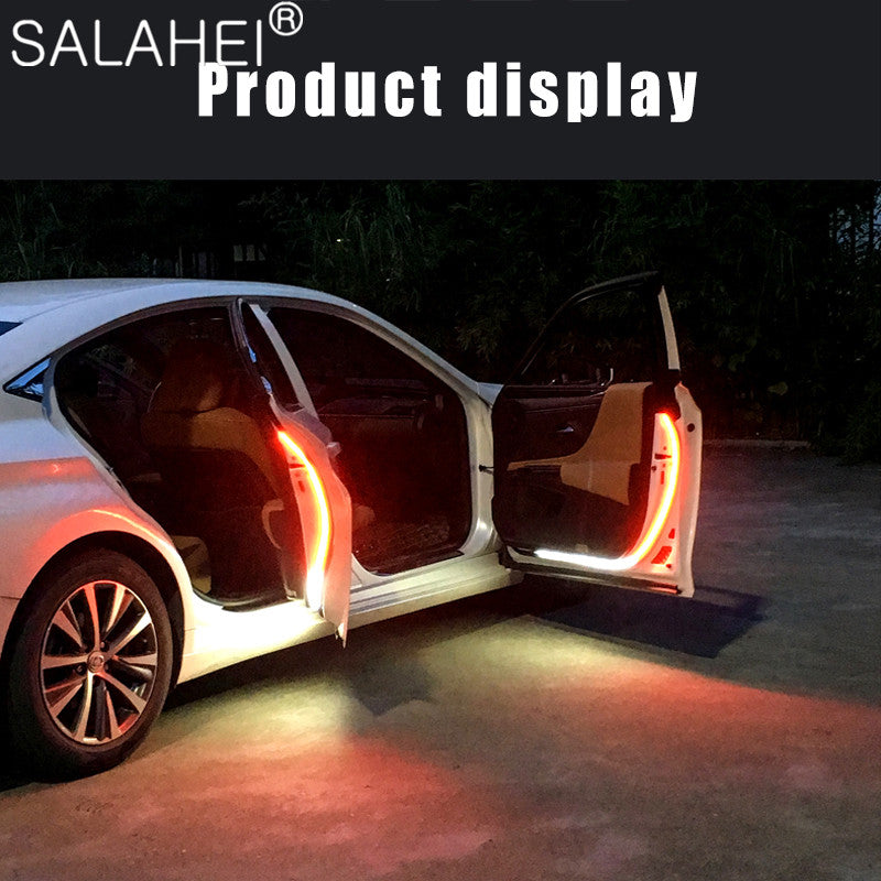 مصباح تحذير LED لأبواب السيارة مضاد للتصادم (قطعتين) - Feux d'Avertissement LED Anti-Collision pour Portes de Voiture (2 Pcs)