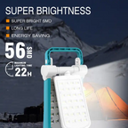 مصباح تخييم LED قابل لإعادة الشحن LONTOR مع منفذ DC CTL-OL095U - Lanterne de camping LED rechargeable LONTOR avec port DC CTL-OL095U