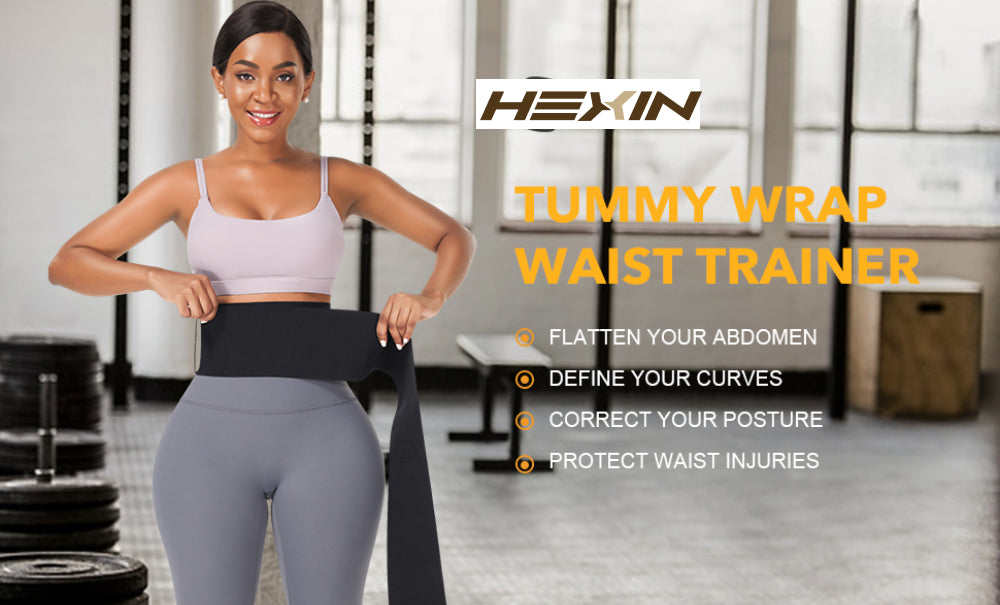 حزام تخسيس البطن 4 متر - مشد حراري للخصر - Ceinture Amincissante Abdominale 4M - Gaine Minceur Thermique