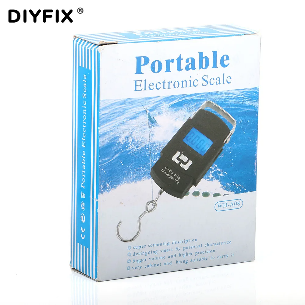 ميزان رقمي محمول 50 كجم شاشة LCD WH-A08 - Balance Numérique Portable LCD 50KG WH-A08