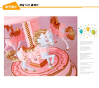 صندوق موسيقى دوار مع جهاز عرض نجوم - Quickdz Shop - Boîte à Musique Carrousel Lumineuse avec Projecteur Étoiles - Quickdz Shop