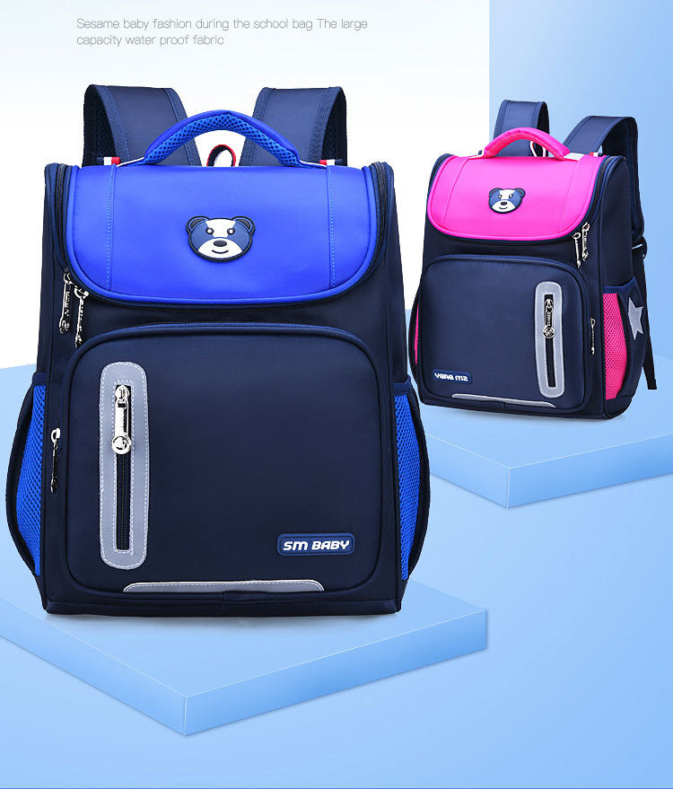 حقيبة ظهر مدرسية ابتدائية طبية للأولاد والبنات - مقاومة للماء - Sac à Dos Orthopédique École Primaire Garçon Fille Étanche