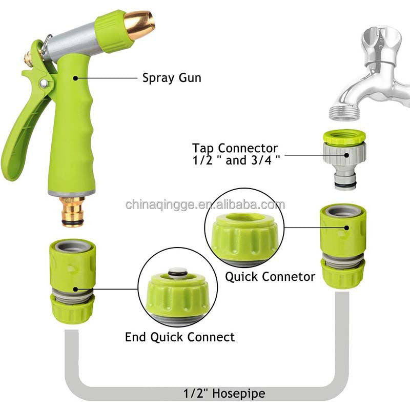 مسدس ماء عالي الضغط من سبائك الألومنيوم V2 - Pistolet à Eau Haute Pression en Alliage d'Aluminium V2