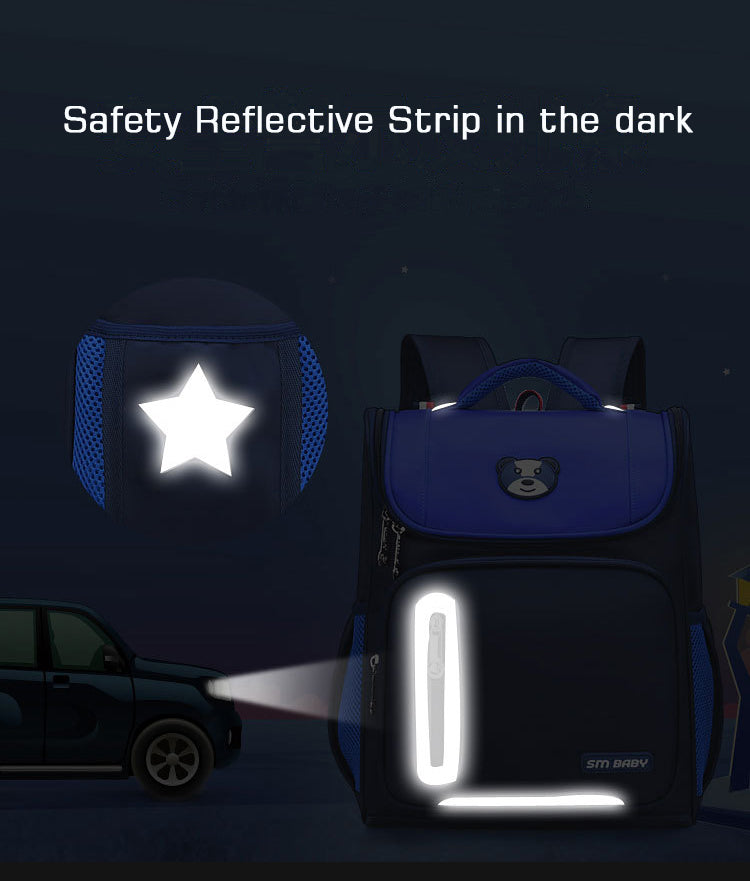 حقيبة ظهر مدرسية ابتدائية طبية للأولاد والبنات - مقاومة للماء - Sac à Dos Orthopédique École Primaire Garçon Fille Étanche