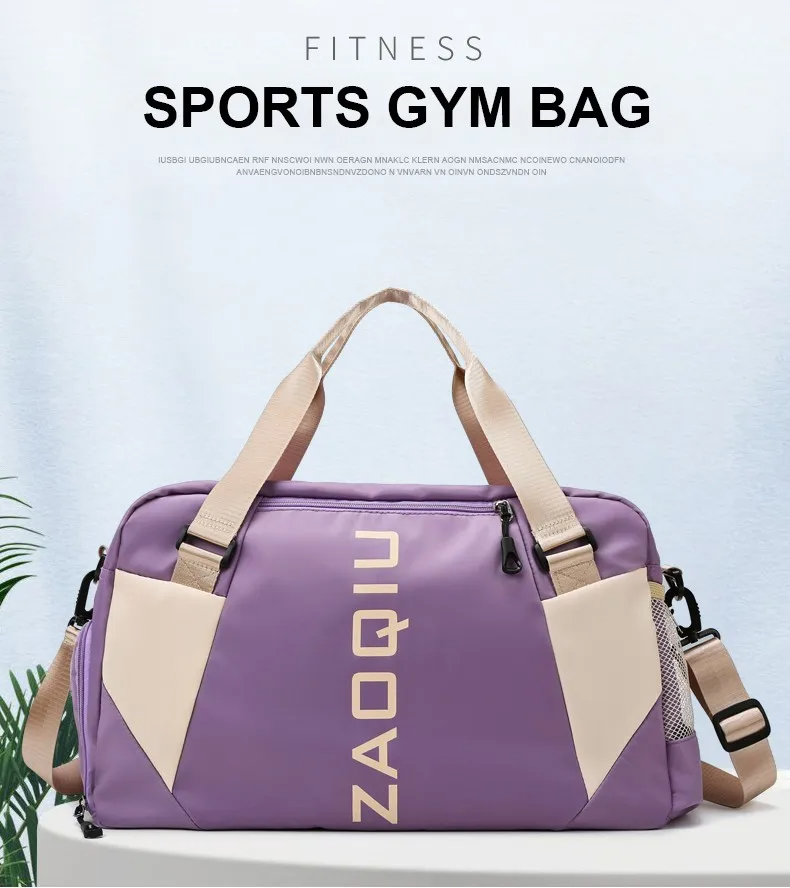 حقيبة رياضية ZAOQIU أكسفورد مقاومة للماء للرجال والنساء - للسفر والجيم - ZAOQIU Sac de Sport Oxford Imperméable Homme Femme - Voyage & Gym