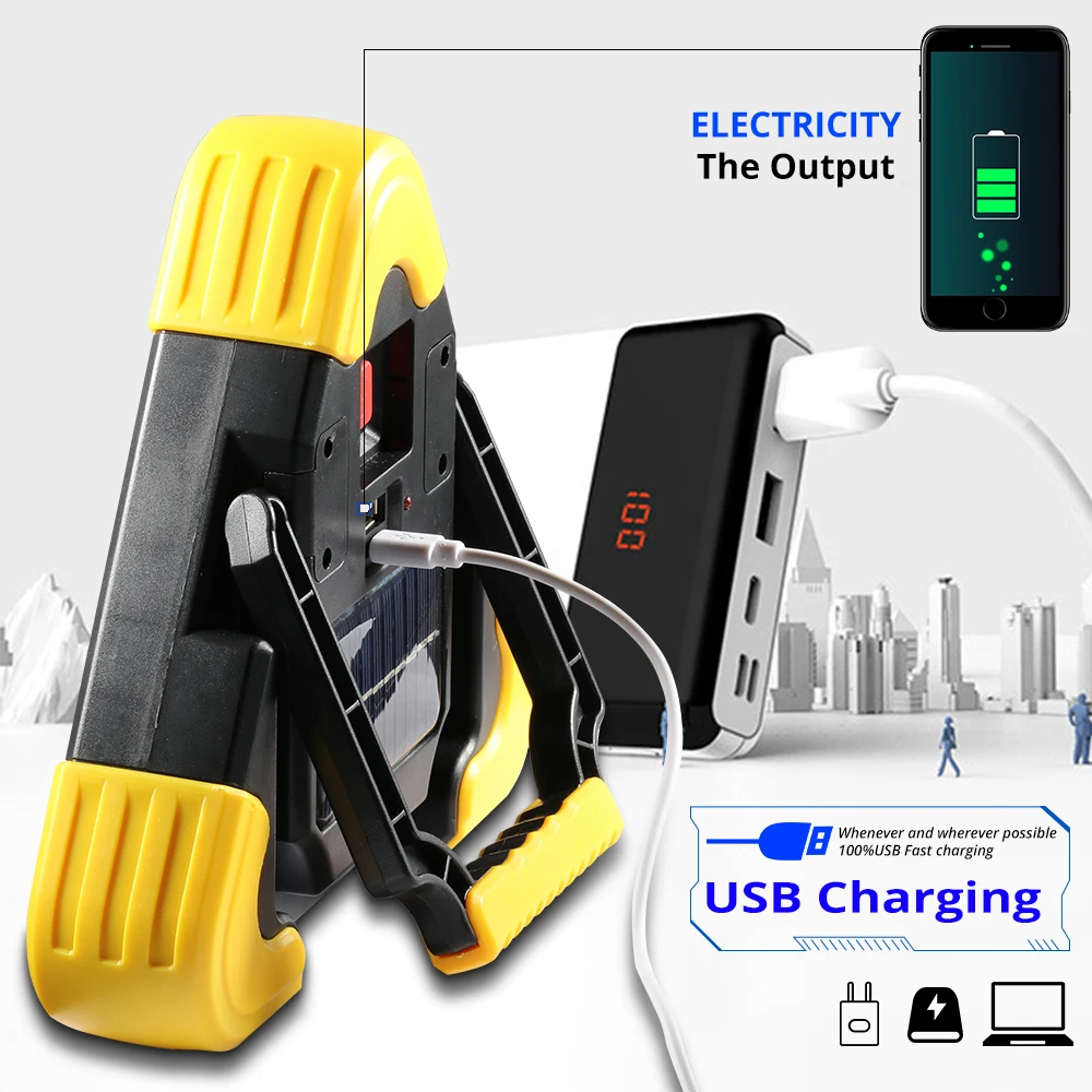 مثلث تحذير LED شمسي متعدد الوظائف HB-6609 - Triangle d'Alerte LED Solaire Multifonctionnel HB-6609